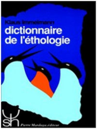 couverture livre Dictionnaire de l'éthologie